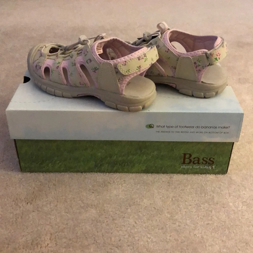 Bass Kids Floral Pink and Beige Water Sandals